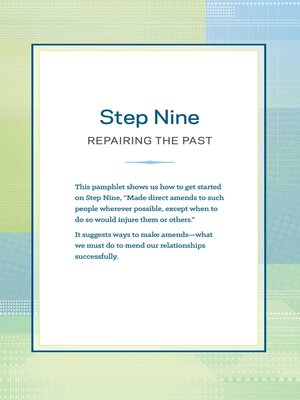 cover image of Step 9 AA Repairing the Past